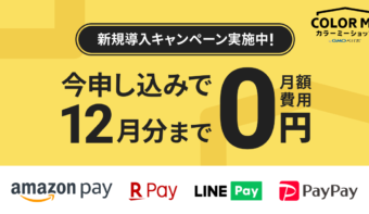 《終了》Amazon Pay・楽天ペイ・LINE Pay・PayPay どれでも月額費用年内無料キャンペーン実施中！